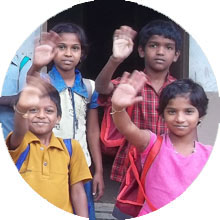 Children Bridge school at Duglapura